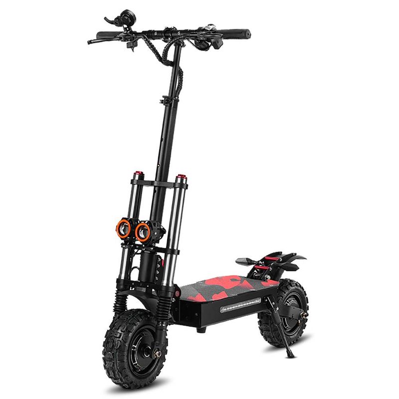 Patinete eléctrico de 60 V y 38 Ah con motor de 6000 W y tracción dual, neumáticos todoterreno._voghion.com