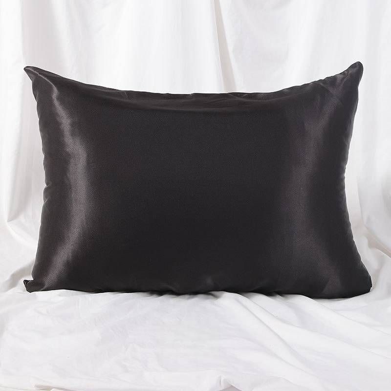 Satin Silk Pillowcase Set - Cooling & Hypoallergenic (Queen/King Size, Solid Color, Luxury Bedding For Hair & Skin Care, Soft & Breathable Fabric)​_voghion.com