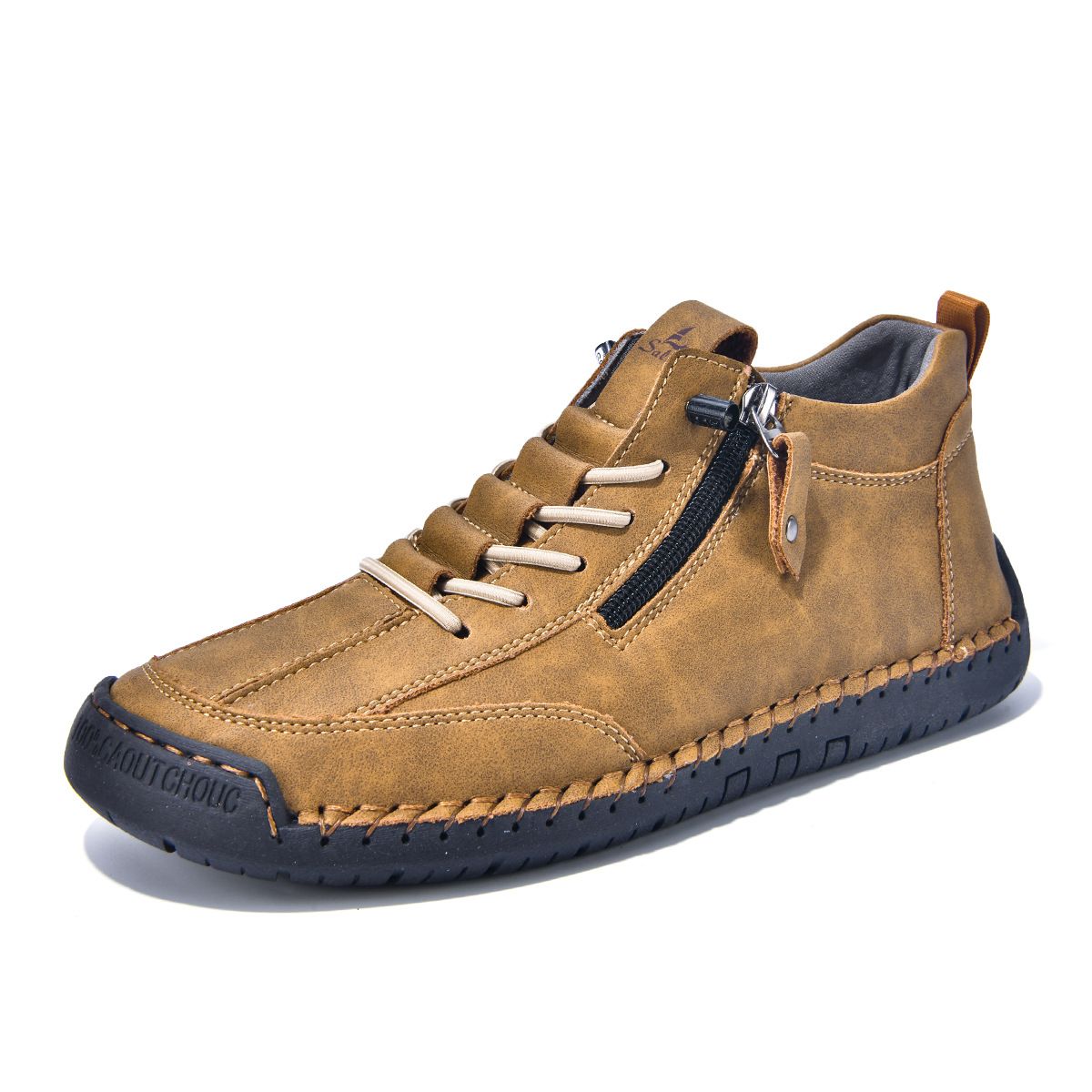 1821 Polyurethane Men's Martin Casual Boots Yellow, Choose Size And Tell Seller_voghion.com