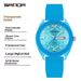 Men's And Women's Sporty Casual Quartz Watch With Luminous Hands, Date Display, And 50m Water Resistance Luminous Waterproof Double Calendar Quartz_voghion.com