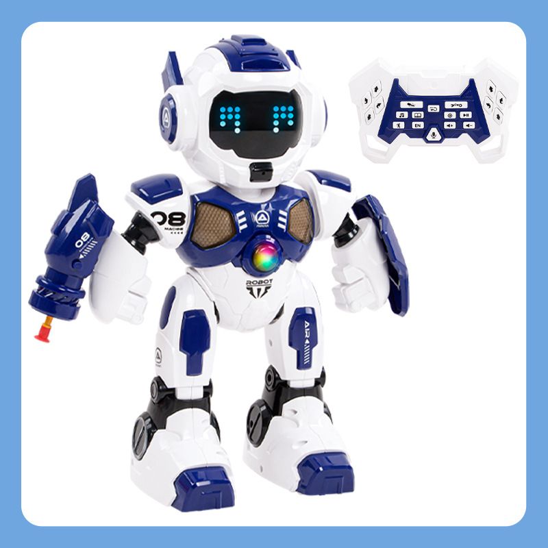 Nuotolinio valdymo žaislai Elektrinis nuotolinio valdymo pultelis žaislas Max Intelligent Mecha Warrior dainuojantis ir šokantis roboto modelis_voghion.com