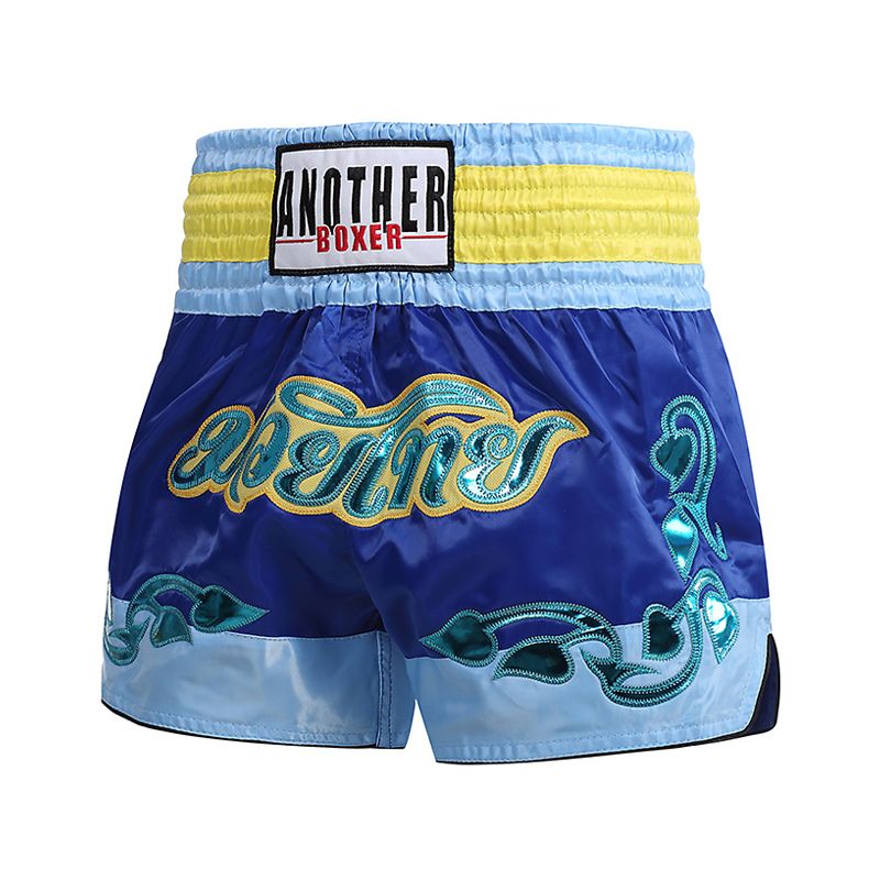 ANOHERBOXER Boxe Academia Verão Treinamento Muay Thai Shorts Calças de Boxe Resistente a Rasgos Shorts de Combate Misto_voghion.com