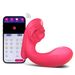 Masturbateur Rose Bean Massager Vibration Rotation Chauffage Jouet Féminin Porter Dans Le Corps Application Oeuf Vibrant Fun_voghion.com