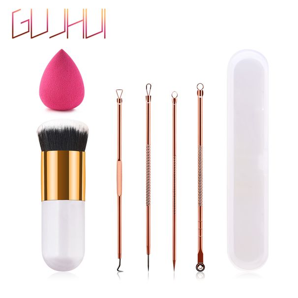 Paslanmaz Çelik Sivilce İğnesi Seti Çift Kafa Akne İğnesi Sivilce Sıkma İğnesi Altın Gümüş_voghion.com