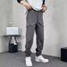 Men's Clothing brand splicing cuff sweatpants men's autumn and winter new style trendy drawstring casual pants versatile men's trousers_voghion.com