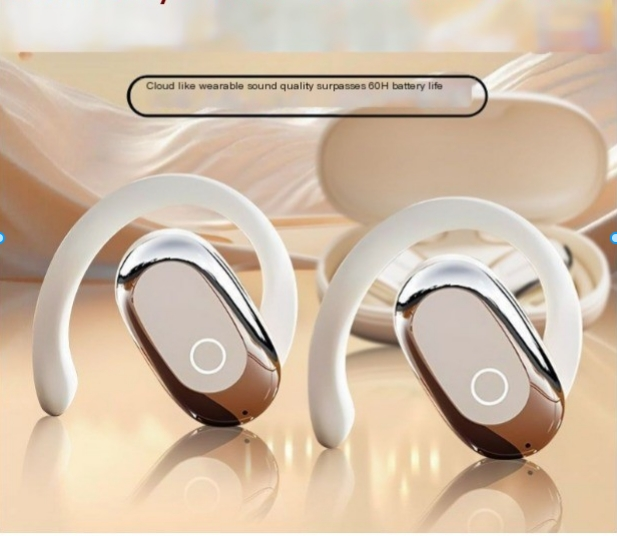 Écouteurs sans fil Bluetooth à réduction de bruit OWS TWS à suspension explosive, pivotants à 130 ° sans pénétrer dans l'oreille_voghion.com