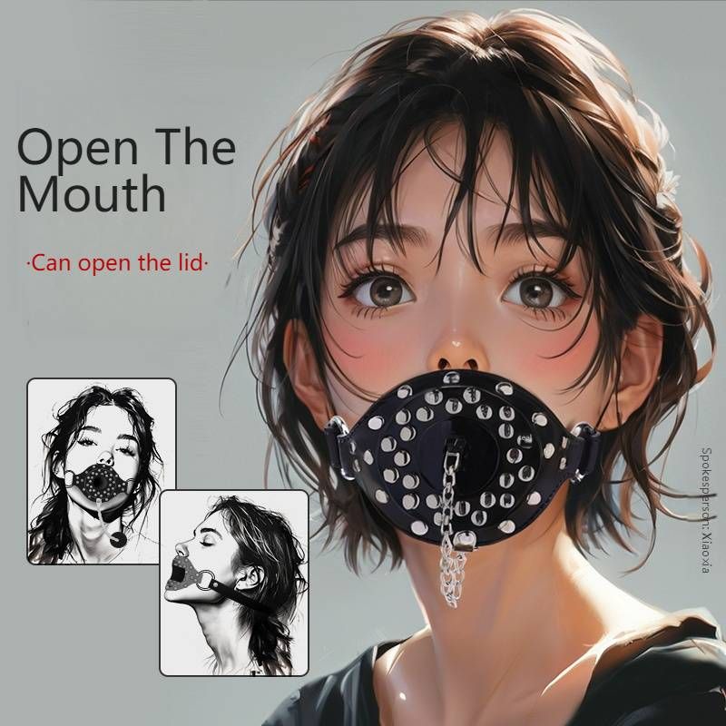Filling Mouth Plug, Through Mouth Shackle, Can Open Lid, Forced Mouth Opener, SM Style Tuning, Alternative Toy_voghion.com
