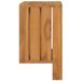 Teak Towel Wallmounted Solid 13.8x7.9x13.8 Rack Wood_voghion.com