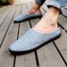 Unbeatable Quality Smiling To Welcome 2024 Summer Linen Casual Shoes, Toe Caps, T-shaped Men's Flip Flops_voghion.com