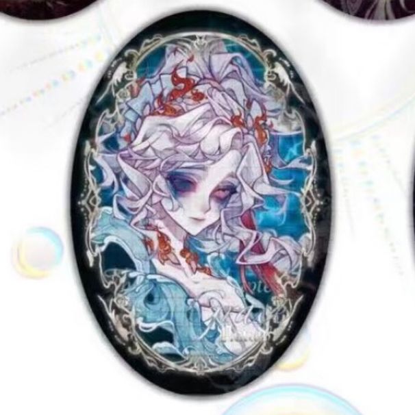 Identität V Fan-made Angeln Mädchen Dame Rot Schmetterling Bildhauer Bar Chi Benutzerdefinierte Hohe-Wert Abzeichen Brosche Gu Zi_voghion.com