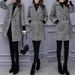Women's Oversized Plaid Wool Coat - Longline Loose Fit Trench Coat For Autumn & Winter, Stylish Checkered Outerwear With Notched Lapel_voghion.com