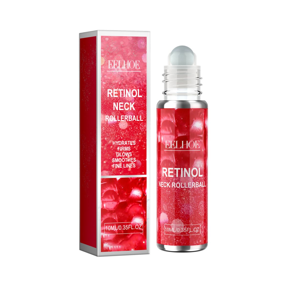 EELHOE Retinol Neck Rollerball, Moist Smooth Neck Wrinkle Wrinkle Firming Neck Reshape The Swan Neck_voghion.com