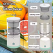 7.4V Portable Electric Juicer USB Rechargeable Fruit Blender For Orange Lemon Juicing Household Personal Juice Squeezer Mixer_voghion.com