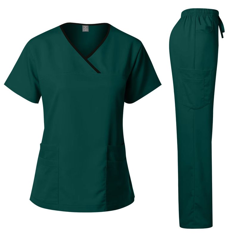 Vêtements pour femmes Vêtements de toilette pour médecins Vêtements de travail médicaux Vêtements de toilette d'été Vêtements chirurgicaux fins à manches courtes pour salle d'opération_voghion.com