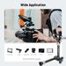 NEEWER Clamp 3/8" Thread and 9.8 inches/25cm Adjustable Magic Arm with 1/4" Screws for Flash/LED Light/Microphone_voghion.com