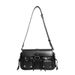 Stylish Black, High-end, Versatile Niche Crossbody Bag For Women's Biker Style, Cool And Spicy 2025 Spring And Summer New Shoulder Bag_voghion.com