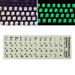 Russian Letters Ultrabright Fluorescence Luminous Sticker For 10inch Or More Laptops Desktops Keyboards_voghion.com