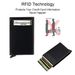 Men’s Bags Double Layer Metal Automatic Pop Up Card Holder Anti Theft Card Holder Anti Demagnetization Storage Box With Large Capacity_voghion.com