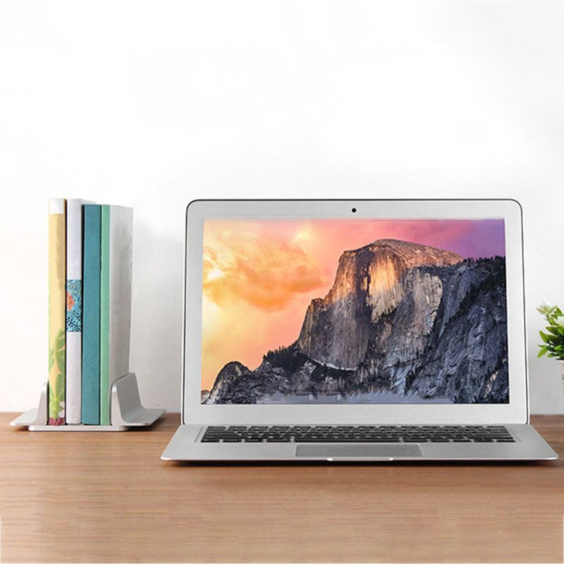 Xinweiqing standaard Bespaar ruimte Mount Dragende roestvrij verstelbare vaste computer Antislip universele laptop verticaal_voghion.com