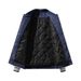 Trendy American Loose Size For Couples Winter Plus Cotton Baseball Men's Jacket_voghion.com