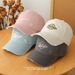 Korean Style Unisex Baseball Cap - Wide Brim Duckbill Design With Soft Top For Casual Wear (Multiple Colors)_voghion.com