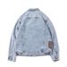 Herrenbekleidung Herbst und Winter helle Denim-Version der koreanischen Version trendige Mode schlanke Herrenjacke Top Casual Patch_voghion.com
