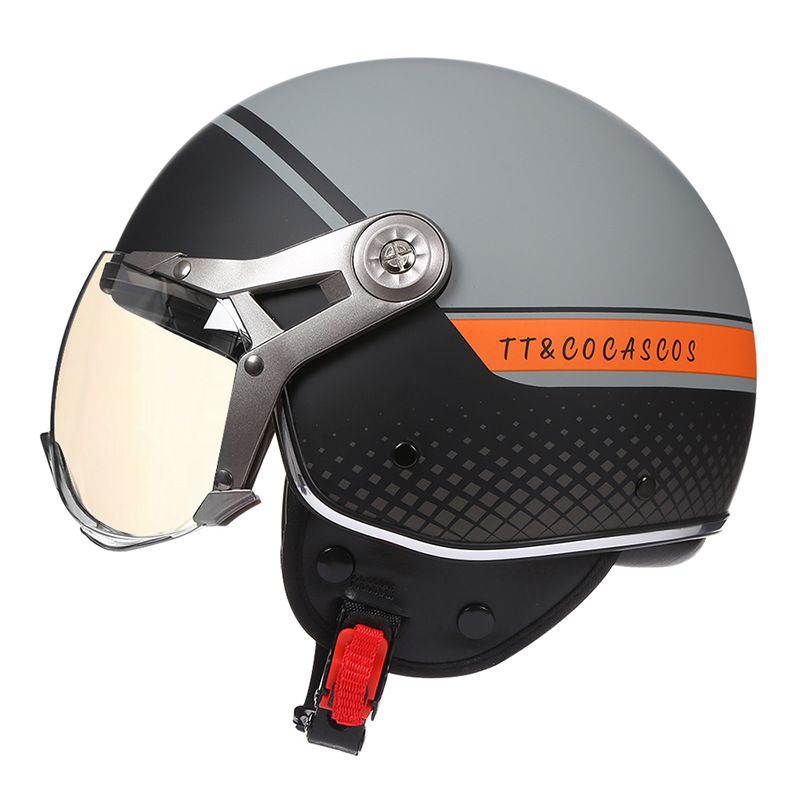 dedicated electric vehicle helmet half helmet four seasons universal men and women half covered motorcycle helmet spot_voghion.com