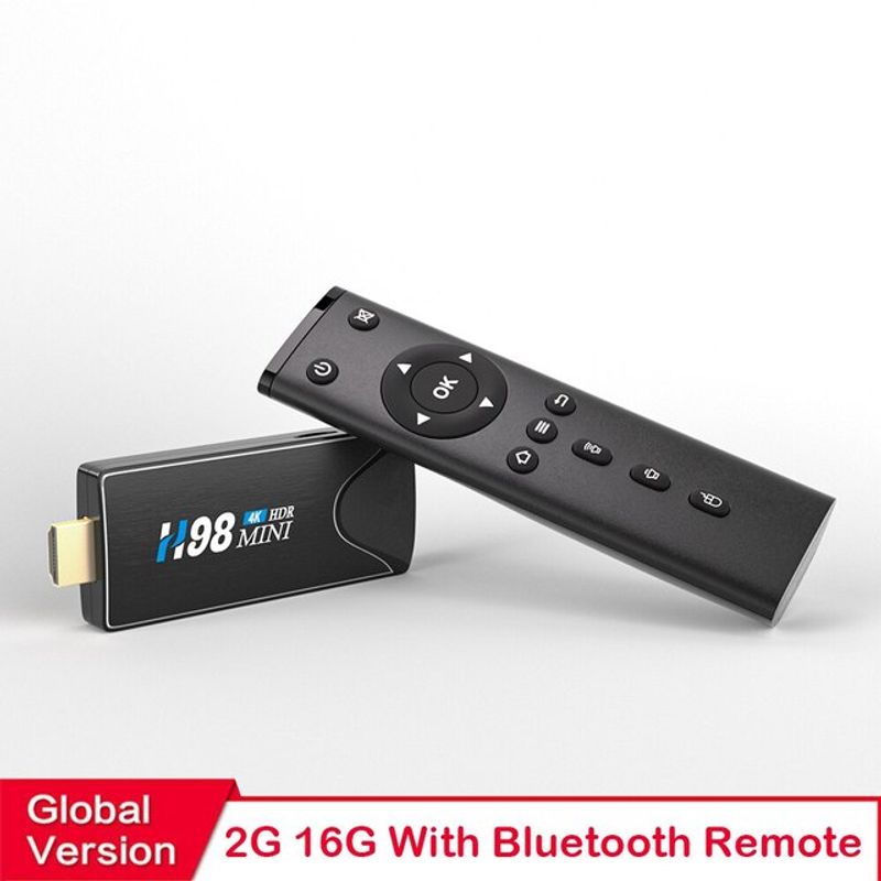 Mini TV Stick Android 10 4K HD 2G 16G Android TV Box 2.4G 5G Dual Wifi Smart TV Box H.265 Media Player TV Receiver Set Top Box_voghion.com