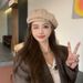 Beret For Women, Autumn And Winter, Versatile, Face-Slimming, Octagonal Hat, Large Head Circumference, Ins Style,_voghion.com