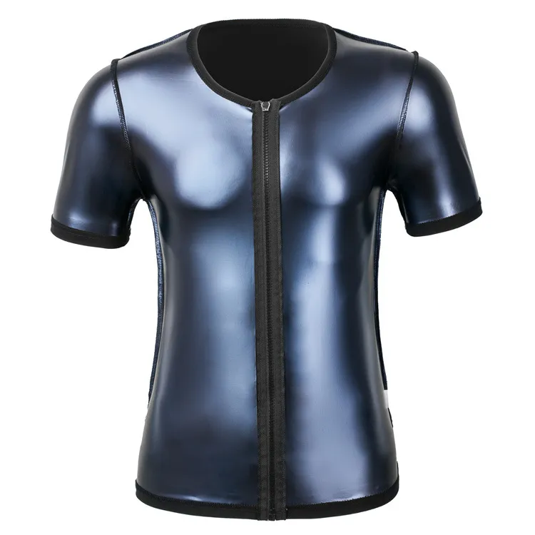 Men's sweat wear running sports tight bodybuilding fitness wear short sleeve yoga wear_voghion.com