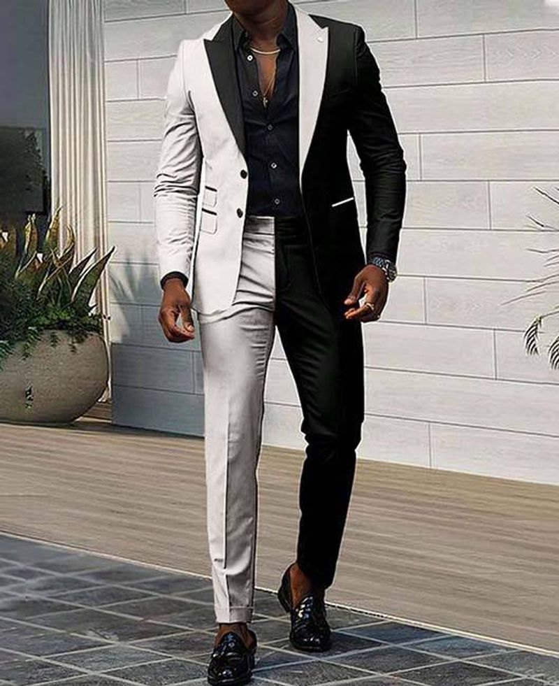 2023 Spring And Autumn New British Style Casual Gradient Suit Men's Trendy New Product Trousers Suit Men_voghion.com