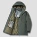 Gepolsterte Winterjacke für Herren mit abnehmbarer Kapuze, leichter, warmer Mantel, Graphhen-verstärkte Isolierung, lässige, lockere Passform, trendige Streetwear_voghion.com