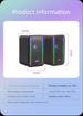 Liangpai LP Computer Bluetooth Desktop Laptop Wired Gaming E-sports Speaker Home Colorful Light Subwoofer_voghion.com