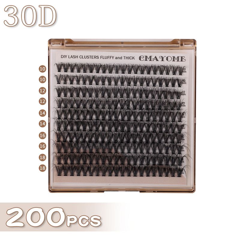 Bestselling Easy - Apply Natural Thick Curl Lashes, Daily Long Soft Individual Segmented Eyelashes_voghion.com