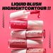 MLSMILE Liquid Lip And Cheek Dual-use Fine Shimmer Highlight Contour Hydrating Colorful Rouge Blush_voghion.com