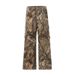 Hue Hue JIAMU Branch Camouflage Ins Cargo American Vintage Design Loose Outdoor Casual Pants Printed Relaxed Fit_voghion.com
