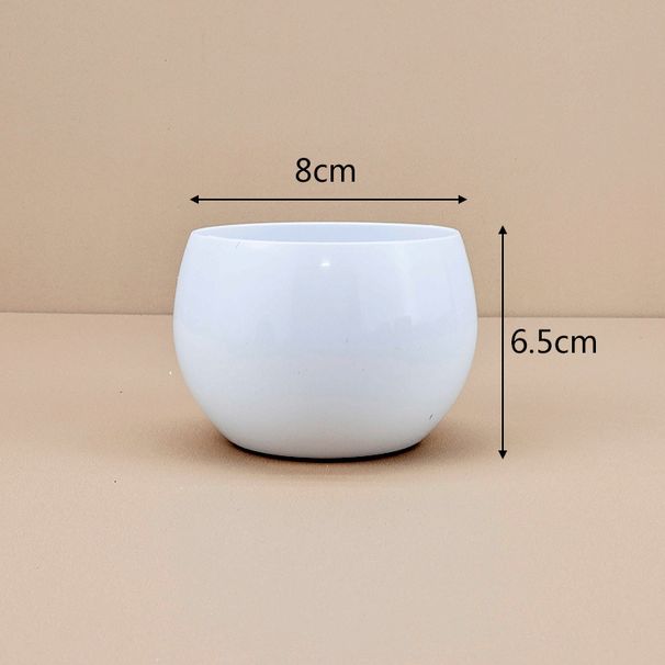 Wohnmöbel Wolle häkeln kleinen Topf verdickt Simulation Blumentopf DIY Auto Ornamente Mini Blumentopf Kunststoff Blumentopf_voghion.com