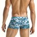 Herrenbekleidung Neue blaue Camouflage-Print-Reißverschluss-Leine mit vier Ecken für Herren-Bade-Strandhose_voghion.com