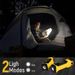 2er-Pack wiederaufladbare LED-Halsleselampen, zwei Helligkeitsstufen, zum Lesen, Stricken, Camping und Reparieren, LED-Arbeitslampen_voghion.com