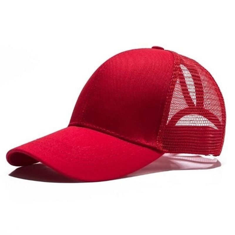 2023 New Ponytail Baseball Cap Summer Women's Adjustable Black Hat Messy Cap Casual Cotton Girl Snapback Mesh Cap_voghion.com
