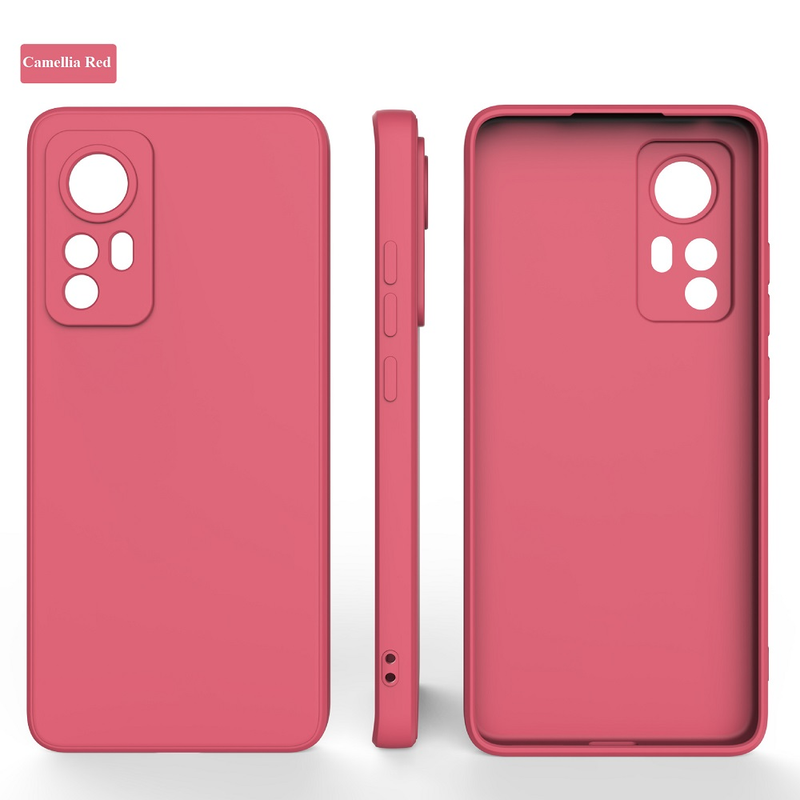 For Xiaomi 12 Pro Ultra Straight Edge All-inclusive Lens Mobile Phone Case Matte Soft TPU Cover Anti-scratch Protective _voghion.com
