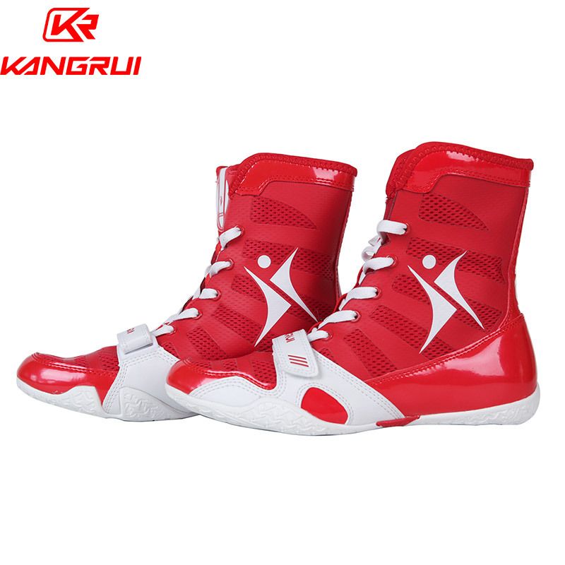 Ανδρικά παπούτσια Kangrui Παπούτσια πυγμαχίας Ανδρικά παπούτσια πάλης Μπότες μάχης Παπούτσια μάχης Sanda Παπούτσια προπόνησης Επαγγελματικός αγώνας Αφιερωμένο_voghion.com