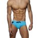 UXH Men's Block Simple Sexy Fashion Swim Trunks Solid Color Nylon Close-fitting Triangle Bikini_voghion.com