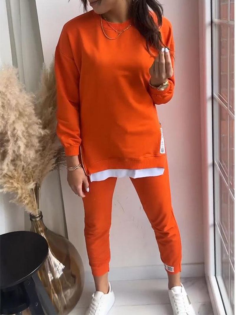 Abbigliamento da donna Completo due pezzi felpa e pantaloni della tuta_voghion.com