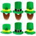 Cappello irlandese di San Patrizio con barba a trifoglio, cappello a cilindro per festa di Carnevale, spettacolo Topper_voghion.com