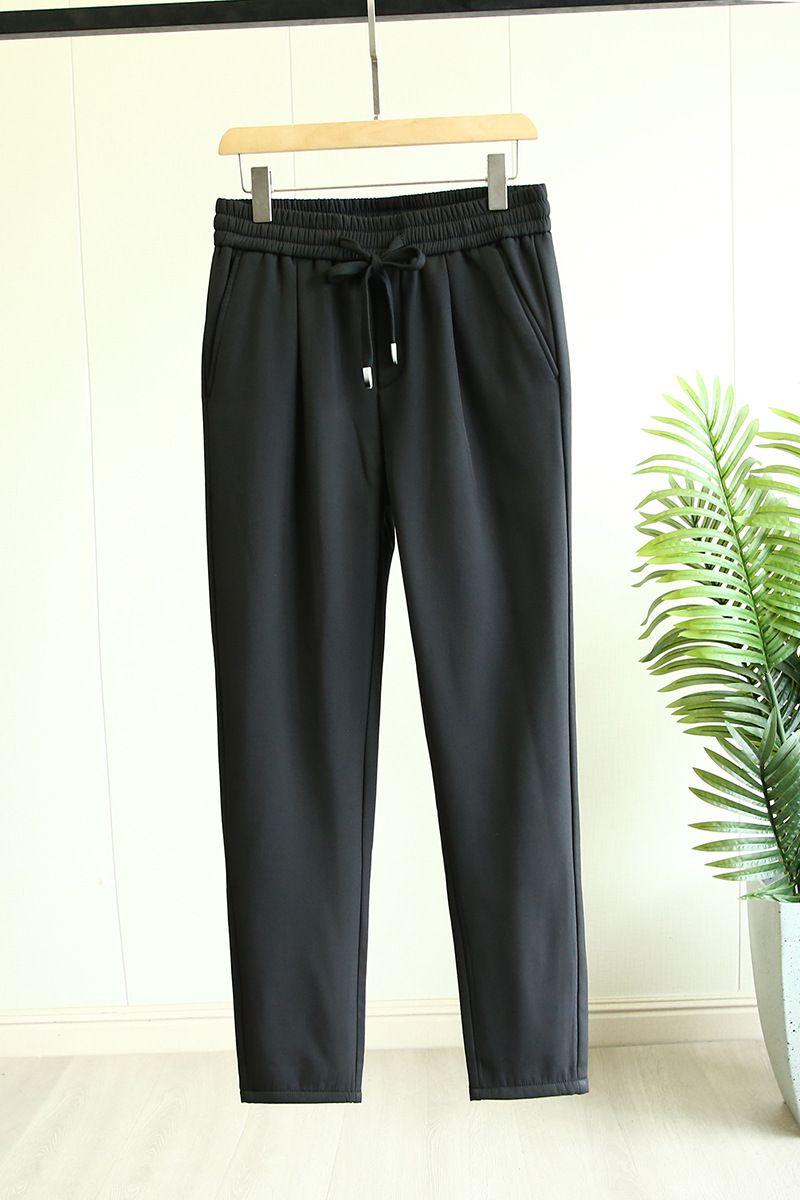 Winddichte, fleecegefütterte, dicke Herren-Jogginghose für Herbst und Winter_voghion.com