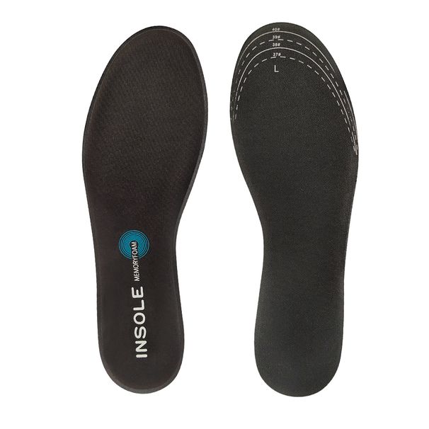 Memory cushioning sports insole breathable sweat absorbent U shaped heel cup non slip insole EVA memory foam insole_voghion.com