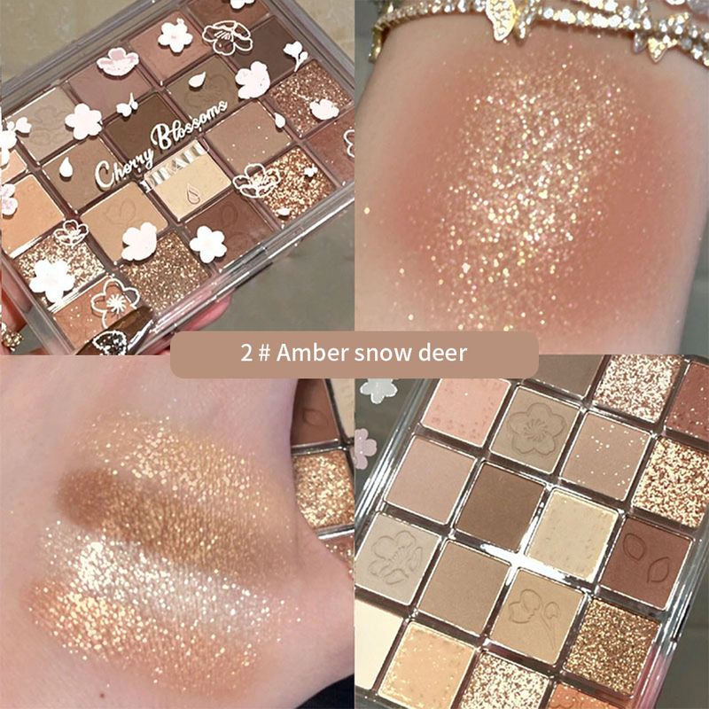 Colors Glitter 20 Cream Gliter for Eye Shadow Waterproof Makeup Eyeshadow Palette Make-up for Women Shiny            shadow_voghion.com