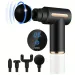 LED Touch Massage Gun - 4 Heads|Portable|EU Charger_voghion.com