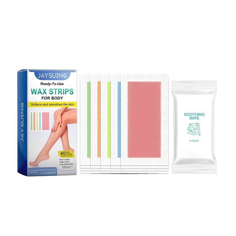 JAYSUING papier ciré corps, bras, aisselles, jambes, patchs d'épilation doux, non irritants, rapides et lisses_voghion.com